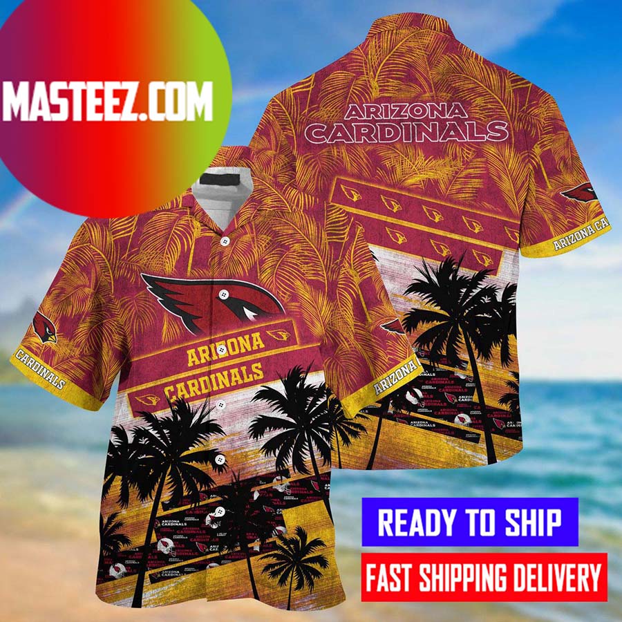 Arizona Cardinals NFL Style Summer Hawaiian Shirt