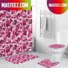 Bape Signature Pink Camo With Big Ape Logo Bathroom Set