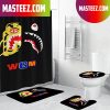 Bape Star Signature Neon Pattern Bathroom Set