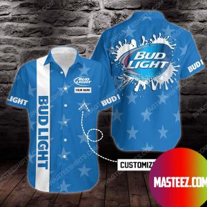 Bud Light Beer Hawaiian Shirt
