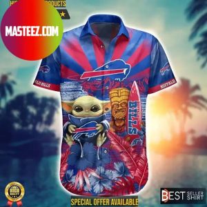 Buffalo Bills NFL Baby Yoda Star Wars Hawaiian Shirt