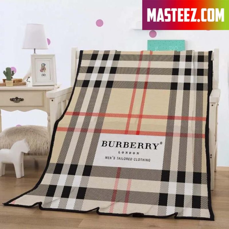 Burberry Fashion Luxury Brand Fleece Blanket Masteez