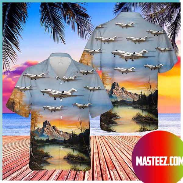 Cessna 750 Citation X landscape Hawaiian Shirt