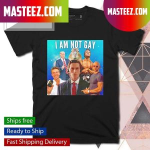 Christian Bale I am not gay T-shirt