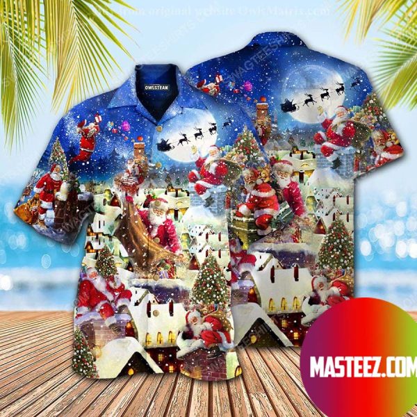 Christmas Holiday Santa Claus Can Deliver Presents Hawaiian Shirt