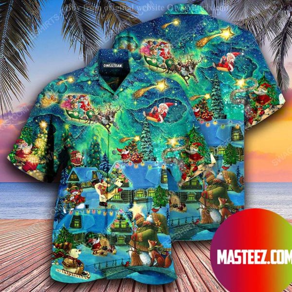 Christmas Holiday The Magical Night  Hawaiian Shirt