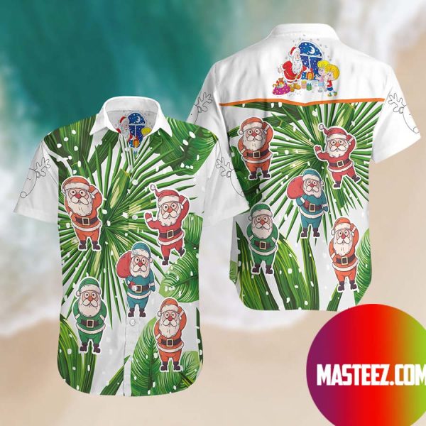 Christmas Summer Beach Hawaiian Shirt