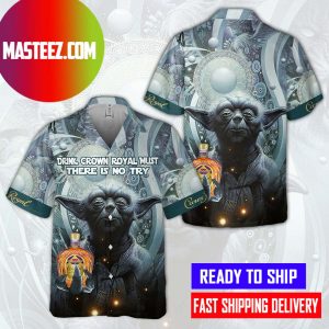Crown Royal Star Wars Yoda Hawaiian Shirt