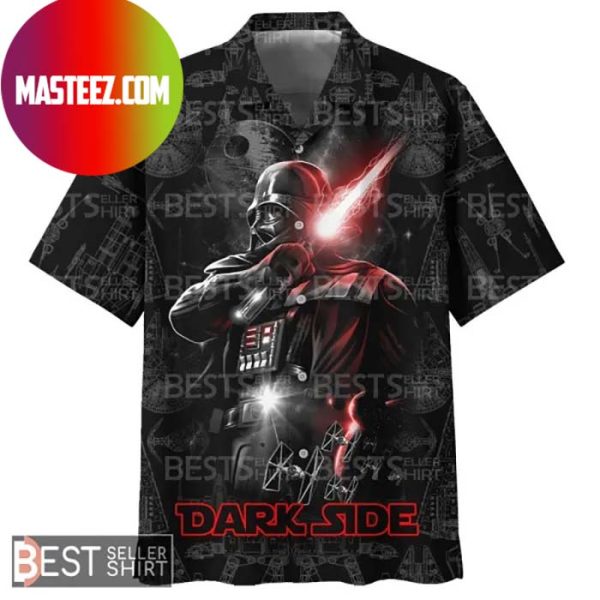 Dark Side Rising Darth Vader Star Wars Hawaiian Shirt