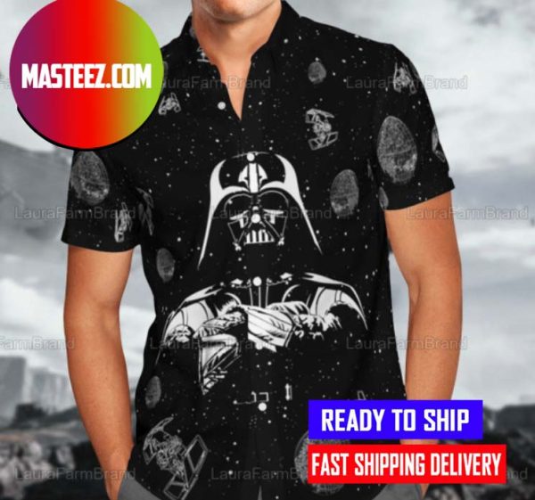 Dark Vader Galaxy Star Wars Hawaii Shirt