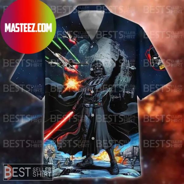 Darth Vader Battleship Star Wars Hawaiian Shirt