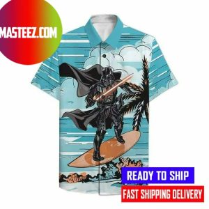 Darth Vader Surfing Hawaiian Shirt