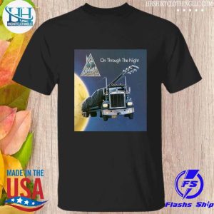 Def leppard released debut album on through the night 43 years ago T-shirt