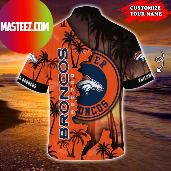 Denver Broncos Style Sea Sunset NFL Hawaiian Shirt