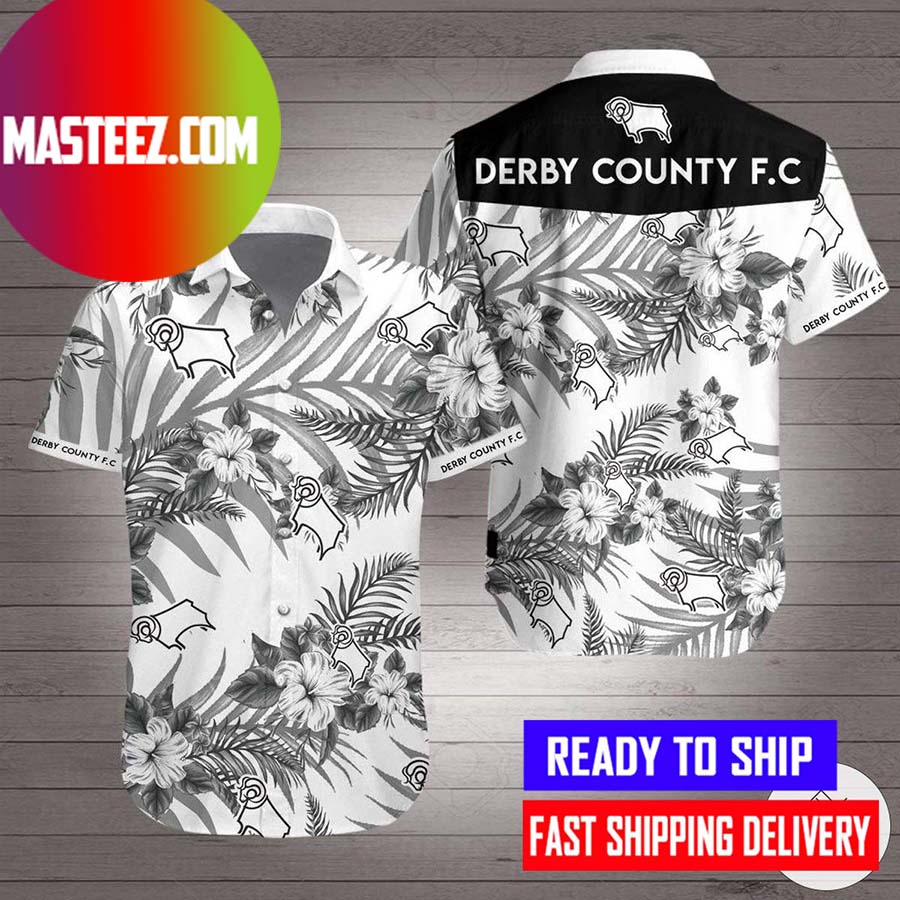 Derby County Hawaiian Shirt