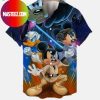 Disney Mickey And Minie Mouse Astronaut Hawaiian Shirt