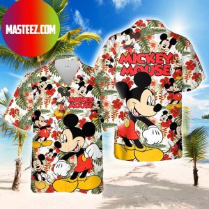 Disney Mickey Mouse Vacation Aloha Hawaiian Shirt