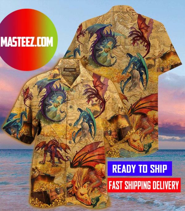 Dragons unisex hawaiian shirt