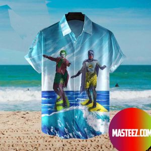 Duel surfing Batman and Joker hawaiian Shirt