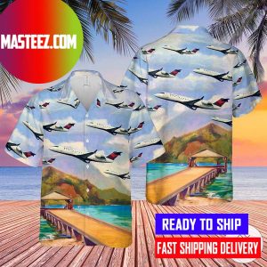 Endeavor Air Bombardier CRJ-200ER Hawaiian Shirt