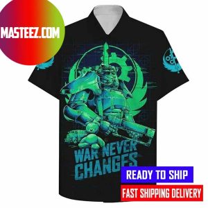 Fallout 3 War Never Changes Hawaiian Shirt