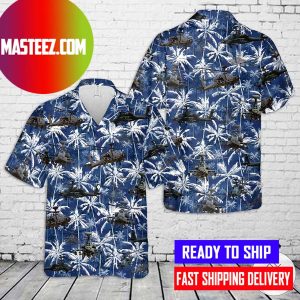 Fire US Army Boeing AH-64 Apache Hawaiian Shirt
