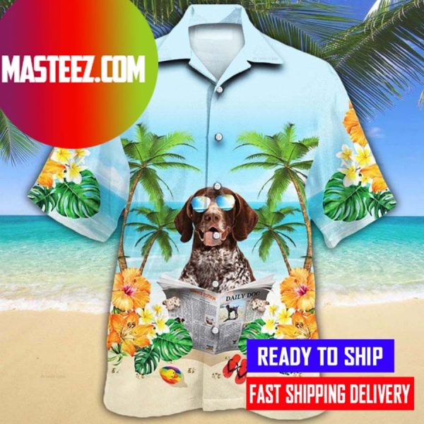 German Shorthaired Pointer Dog Lovers Beach Hawaii Shirt