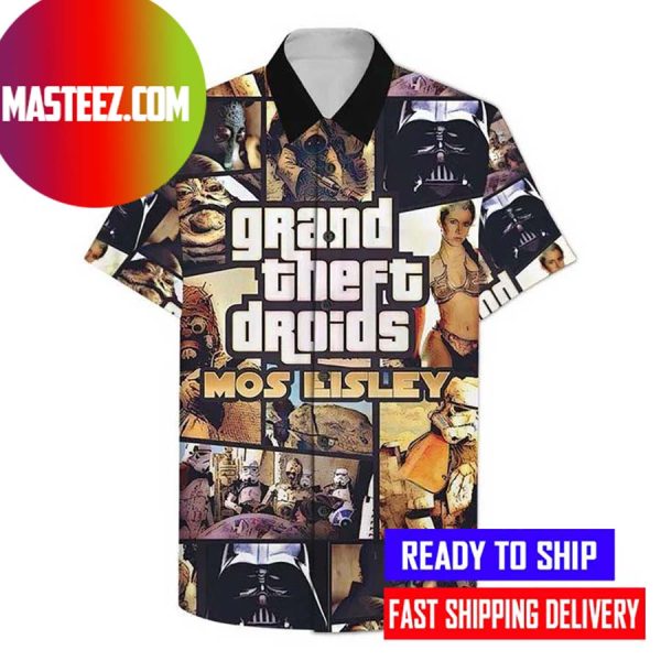 Grand Theft Droids Mos Eisley Star Wars Hawaiian Shirt