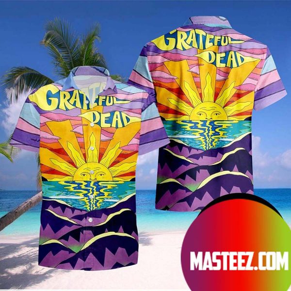 Grateful Dead Band The Sun Rises Hawaiian Shirt