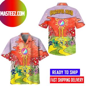 Grateful Dead Bears Psychedelia Hawaiian Shirt
