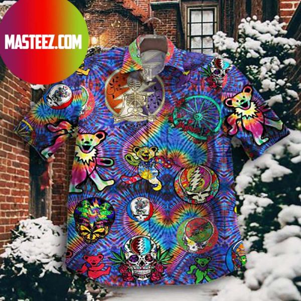 Grateful Dead Dancing Bears Hawaiian Shirt