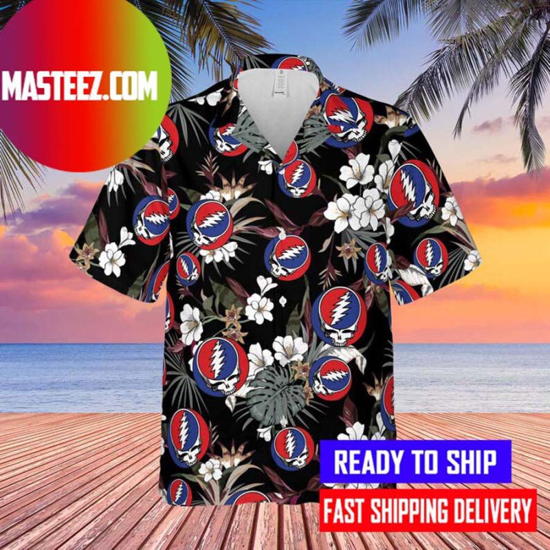 Grateful Dead Summer Beach Hawaiian Shirt - Masteez