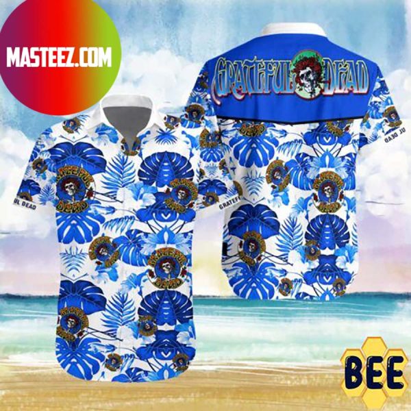 Grateful Dead Tropical Flower Trending Hawaiian Shirt