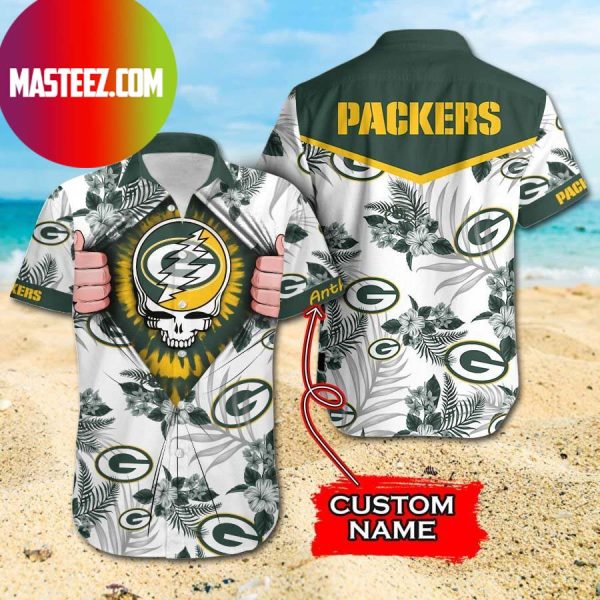 Green Bay Packers NFL Grateful Dead Hawaiian Shirt
