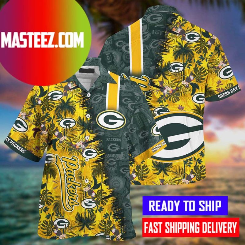 Green Bay Packers Aloha Hawaiian Polo Shirt – SportsDexter