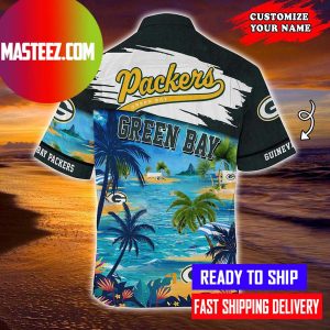Green Bay Packers Style Beach Summer NFL Hawaiian Shirt