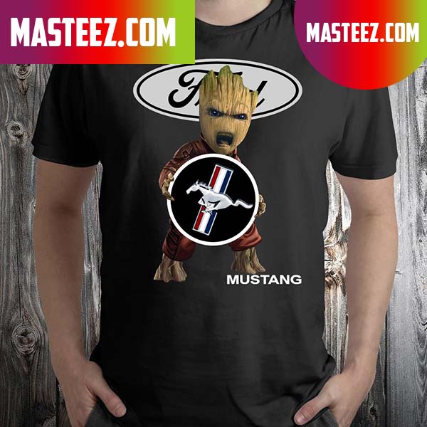 Groot hug Mustang logo 2023 T-shirt