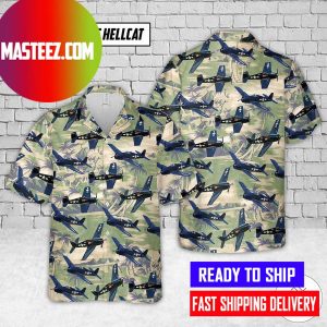 Grumman F6F Hellcat Hawaiian Shirt