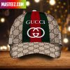 Gucci Logo Black Stripe Hat Classic Luxury Accessories Cap