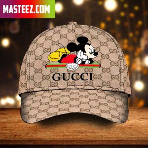 Gucci Logo Mickey Mouse Hat Classic Luxury Accessories Cap