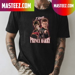 I Love Prince Harry Daniel Radcliffe Cursed Fan Collage Classic T-Shirt