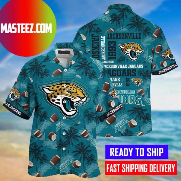 Jacksonville Jaguars Tropiccal NFL Hawaiian Shirt