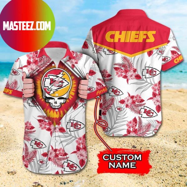 Kansas City Chiefs NFL Grateful Dead Hawaiian Shirt
