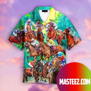 Kentucky Derby Horse Racing Hawaiian Shirt