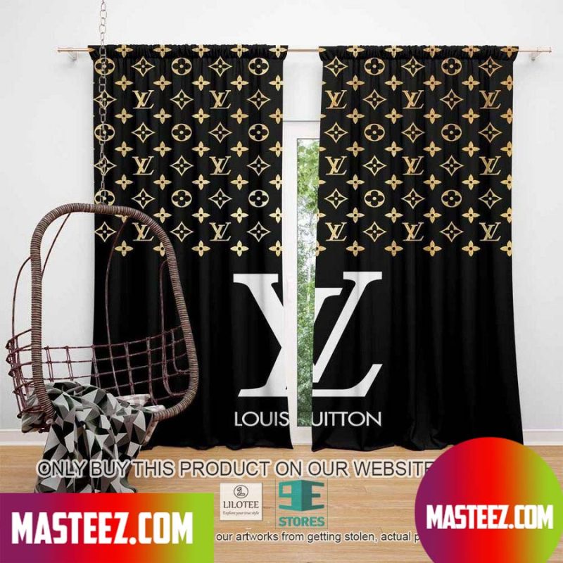 Louis Vuitton Black Yellow Logo Luxury Sweatshirt, Supreme Lv