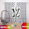 Louis Vuitton Color LV White Windown Curtain