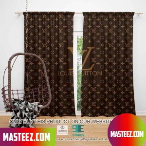 Louis Vuitton Dark Brown Windown Curtain