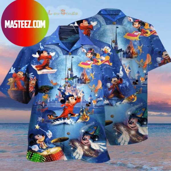 Magic Mickey Mouse Magician Hawaiian Shirt