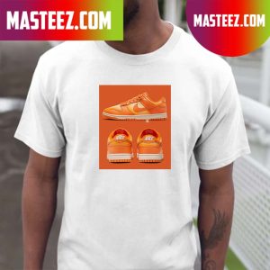 Magma Orange Nike Dunk Lows T-shirt