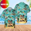 Mickey Mouse And Flowers Hawaiian Shirt